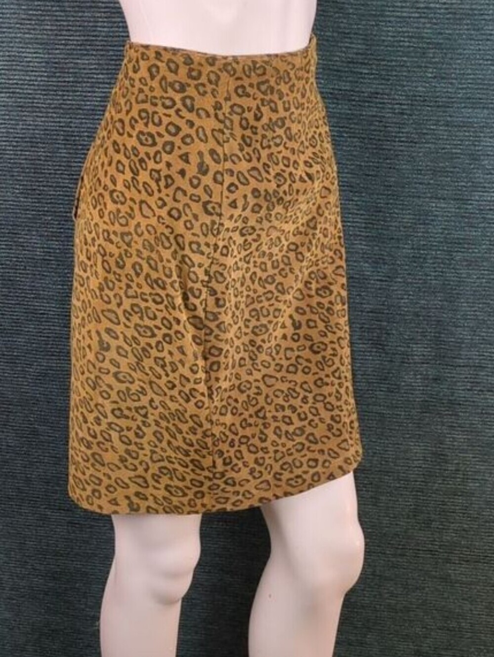 The Limited Vintage! Leopard Print Suede Pencil Skirt
